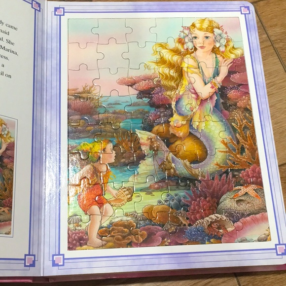 Brand new Mermaid Princess Jigsaw Book by Shirley Barbers - Picture 2 of 6